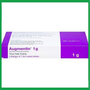 Nhà Thuốc Thành Hương - Thuốc Augmentin 1g GSK điều trị nhiễm khuẩn 5 Nhà Thuốc Thành Hương - 00000964 augmentin 1g 6654 63aa