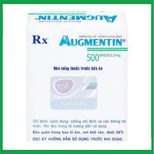 Nhà Thuốc Thành Hương - Bột Augmentin 500mg/62.5mg GSK điều trị nhiễm khuẩn 1 Nhà Thuốc Thành Hương - 00000966 augmentin 500mg 2312 63