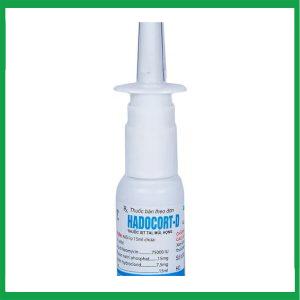 Thuốc xịt Hadocort-D Hà Tây điều trị các bệnh viêm mũi, viêm xoang