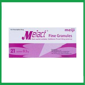 Nhà Thuốc Thành Hương - Cốm pha hỗn dịch uống Meiact 50mg Meiji điều trị viêm tai giữa, viêm xoang, viêm amidan 2 Nhà Thuốc Thành Hương - 00004796 meiact 50mg 7374 5b35 l