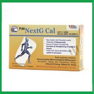 PM NextG Cal Probiotec bổ sung canxi, điều trị loãng xương (5 vỉ x 12 viên)