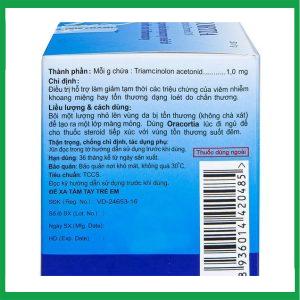Nhà Thuốc Thành Hương - Thuốc Oracortia Thai Nakorn Patana giảm tạm thời triệu chứng viêm nhiễm khoang miệng 3 Nhà Thuốc Thành Hương - 00005580 oracortia 1467 6066 lar