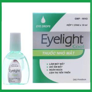 Thuốc nhỏ mắt Eyelight Cool DHG làm mát, giữ ẩm mắt, ngắn ngừa cận thị tiến triển