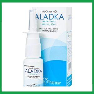 Thuốc xịt mũi Aladka điều trị viêm mũi, viêm xoang, viêm mũi dị ứng