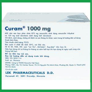 Nhà Thuốc Thành Hương - Thuốc Curam 1000mg Sandoz điều trị nhiễm khuẩn 1 Nhà Thuốc Thành Hương - 00017681 curam 1000mg sandoz 10x 2