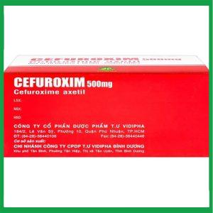 Nhà Thuốc Thành Hương - Thuốc Cefuroxim 500mg Vidipha điều trị nhiễm khuẩn 1 Nhà Thuốc Thành Hương - 00022349 cefuroxim 500mg vidipha 3