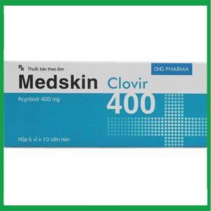 Nhà Thuốc Thành Hương - Thuốc Medskin Clovir 400 DHG Pharma điều trị nhiễm virus Herpes simplex 1 Nhà Thuốc Thành Hương - 00027726 medskin clovir 400 dhg 6x10 8265 60a4 large 3cec32b196