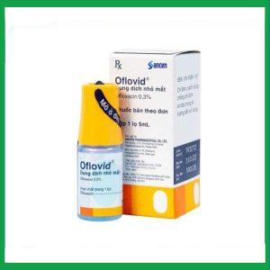 Thuốc nhỏ mắt Oflovid  điều trị viêm bờ mi, viêm túi lệ, lẹo, viêm kết mạc, viêm sụn mi (5ml)