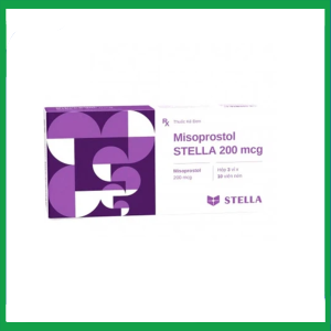 Viên nén Misoprostol 200mcg giảm nguy cơ loét dạ dày (3 vỉ x 10 viên)