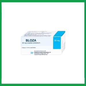 Thuốc Bloza 50mg điều trị tăng huyết áp (6 vỉ x 10 viên)