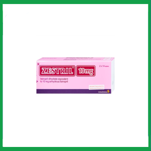 Thuốc Zestril 10mg điều trị tăng huyết áp, suy tim (2 vỉ x 14 viên)