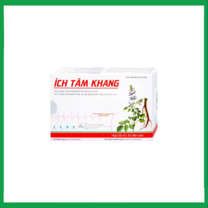 Viên uống Ích Tâm Khang hỗ trợ giảm triệu chứng khó thở, phù do suy tim (3 vỉ x 10 viên)