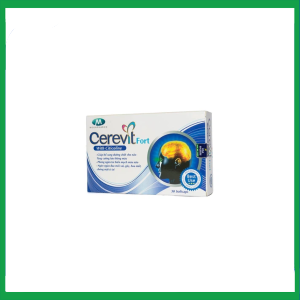 Nhà Thuốc Thành Hương - Viên uống Cerevit Fort Megapharco bổ sung dưỡng chất cho não, tăng cường lưu thông máu (3 vỉ x 10 viên) 1 Nhà Thuốc Thành Hương - 1 39