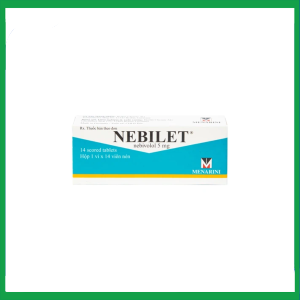 Nhà Thuốc Thành Hương - Viên nén Nebilet 5mg điều trị tăng huyết áp và suy tim mạn tính (1 vỉ x 14 viên) 1 Nhà Thuốc Thành Hương - 2 1 2