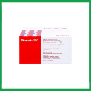 Nhà Thuốc Thành Hương - Thuốc Diosmin 500 điều trị triệu chứng liên quan đến suy tĩnh mạch - mạch bạch huyết (6 vỉ x 10 viên) 1 Nhà Thuốc Thành Hương - 2 10 1