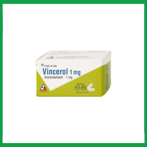 Nhà Thuốc Thành Hương - Thuốc Vincerol 1mg dùng trong bệnh tim gây tắc mạch, nhồi máu cơ tim (10 vỉ x 10 viên) 1 Nhà Thuốc Thành Hương - 2 16