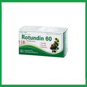 Nhà Thuốc Thành Hương - Thuốc Rotundin 60 giúp an thần, giảm đau co thắt ở đường tiêu hóa (10 vỉ x 10 viên) 1 Nhà Thuốc Thành Hương - 2 25