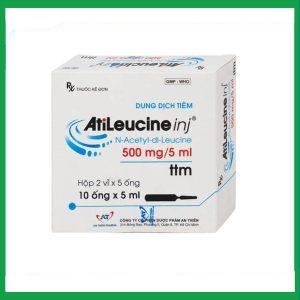 Nhà Thuốc Thành Hương - Dung dịch tiêm AtiLeucine inj 500mg/5ml An Thiên điều trị triệu chứng cơn chóng mặt (2 vỉ x 5 ống) 2 Nhà Thuốc Thành Hương - 2 5 1