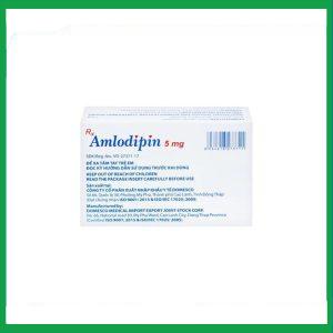 Nhà Thuốc Thành Hương - Thuốc Amlodipin 5mg điều trị tăng huyết áp, đau thắt ngực (3 vỉ x 10 viên) 2 Nhà Thuốc Thành Hương - 2 8