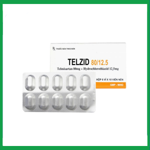 Nhà Thuốc Thành Hương - Thuốc Telzid 80/12.5 điều trị tăng huyết áp (6 vỉ x 10 viên) 1 Nhà Thuốc Thành Hương - 2 9 1