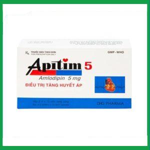 Nhà Thuốc Thành Hương - Thuốc Apitim 5mg điều trị tăng huyết áp (3 vỉ x 10 viên) 2 Nhà Thuốc Thành Hương - 3 1