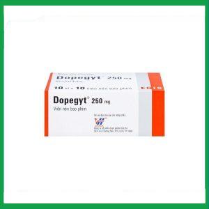 Nhà Thuốc Thành Hương - Thuốc Dopegyt 250mg điều trị tăng huyết áp (10 vỉ x 10 viên) 3 Nhà Thuốc Thành Hương - 3 11