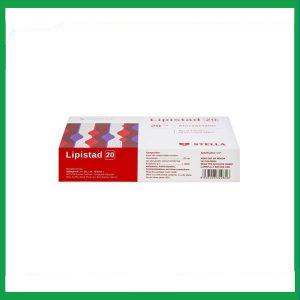 Nhà Thuốc Thành Hương - Viên nén Lipistad 20 điều trị tăng cholesterol máu (3 vỉ x 10 viên) 3 Nhà Thuốc Thành Hương - 3 14