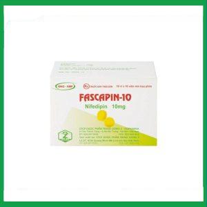 Nhà Thuốc Thành Hương - Thuốc Fascapin 10 Nifedipin dự phòng đau thắt ngực, cao huyết áp (10 vỉ x 10 viên) 3 Nhà Thuốc Thành Hương - 3 15
