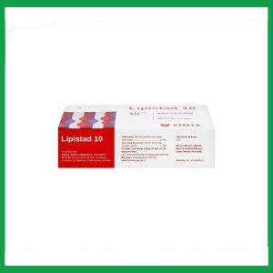 Nhà Thuốc Thành Hương - Viên nén Lipistad 10mg điều trị tăng cholesterol (3 vỉ x 10 viên) 3 Nhà Thuốc Thành Hương - 3 2