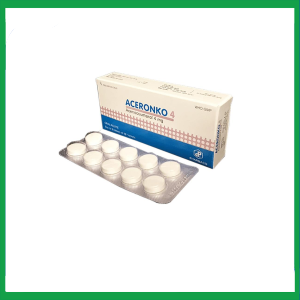 Nhà Thuốc Thành Hương - Thuốc Aceronko 4 dự phòng và điều trị bệnh nhồi máu phổi và cơ tim, huyết khối tĩnh mạch sâu (3 vỉ x 10 viên) 2 Nhà Thuốc Thành Hương - 3 29