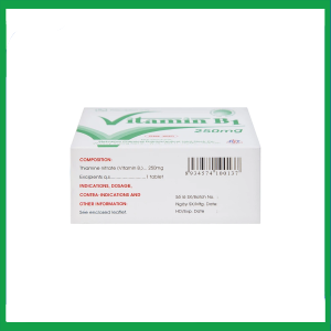 Nhà Thuốc Thành Hương - Thuốc Vitamin B1 250mg Mekophar điều trị tình trạng thiếu Vitamin B (10 vỉ x 10 viên) 2 Nhà Thuốc Thành Hương - 3 32