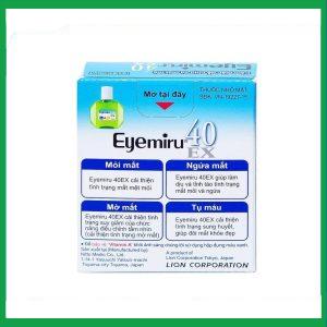 Nhà Thuốc Thành Hương - Thuốc nhỏ mắt Eyemiru 40 EX điều trị căng mắt, xung huyết kết mạc (15ml) 2 Nhà Thuốc Thành Hương - 3 4 2