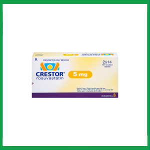Nhà Thuốc Thành Hương - Thuốc Crestor 5mg điều trị tăng cholesterol máu nguyên phát (2 vỉ x 14 viên) 3 Nhà Thuốc Thành Hương - 4 2 2