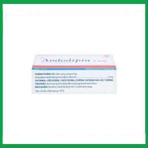 Nhà Thuốc Thành Hương - Thuốc Amlodipin 5mg điều trị tăng huyết áp, đau thắt ngực (3 vỉ x 10 viên) 4 Nhà Thuốc Thành Hương - 4 7