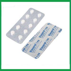 Nhà Thuốc Thành Hương - Thuốc Vincerol 1mg dùng trong bệnh tim gây tắc mạch, nhồi máu cơ tim (10 vỉ x 10 viên) 3 Nhà Thuốc Thành Hương - 4 8 2