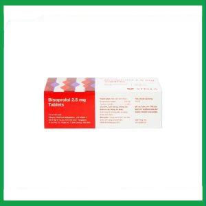 Nhà Thuốc Thành Hương - Thuốc Bisoprolol 2.5mg Tablets Stella điều trị tăng huyết áp, đau thắt ngực mạn tính ổn định (3 vỉ x 10 viên) 4 Nhà Thuốc Thành Hương - 4 9