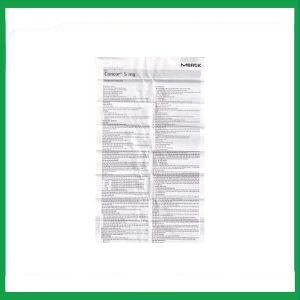 Nhà Thuốc Thành Hương - Thuốc Concor 5mg điều trị tăng huyết áp, đau thắt ngực (3 vỉ x 10 viên) 5 Nhà Thuốc Thành Hương - 6 1 2