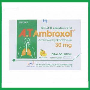 Dung dịch uống A.T Ambroxol 30mg An Thiên làm loãng nhầy