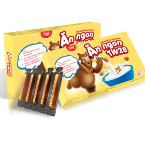 Ăn ngon TW28 - Hỗ trợ tăng cường hệ tiêu hóa, giúp giảm mệt mỏi, ăn ngon miệng (Hộp 20 ống x 10ml)