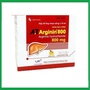 Dung dịch uống A.T Arginin 800 An Thiên điều trị duy trì tăng amoniac máu (30 ống x 10ml)