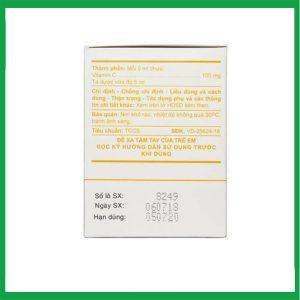 Nhà Thuốc Thành Hương - Siro A.T Ascorbic An Thiên bổ sung vitamin C, phòng và điều trị bệnh scorbut (30 ống x 10ml) 1 Nhà Thuốc Thành Hương - AT Ascorbic2