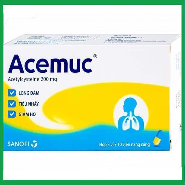 Acemuc-200mg.jpg Nhà Thuốc Thành Hương - Acemuc 200mg