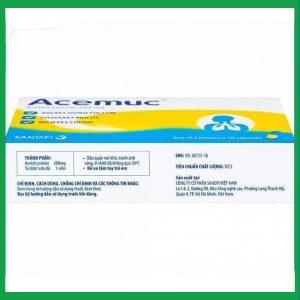 Nhà Thuốc Thành Hương - Acemuc 200mg1