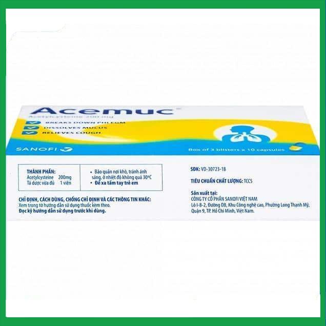 Acemuc-200mg1.jpg Nhà Thuốc Thành Hương - Acemuc 200mg1