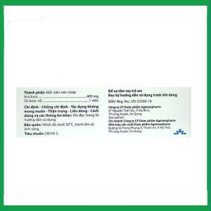 Nhà Thuốc Thành Hương - Acyclovir 400mg 2