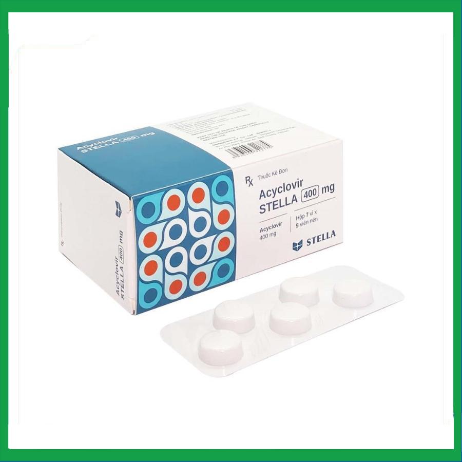 Acyclovir-400mg.jpg Nhà Thuốc Thành Hương - Acyclovir 400mg