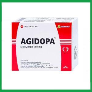 Thuốc Agidopa Agimexpharm điều trị tăng huyết áp (2 vỉ x 10 viên)
