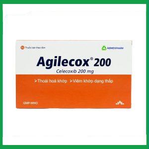 Thuốc Agilecox 200 Agimexpharm điều trị thoái hoá khớp, viêm khớp dạng thấp (2 vỉ x 10 viên)