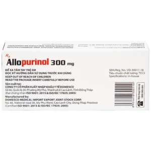 Nhà Thuốc Thành Hương - Allopurinol 300mg 1