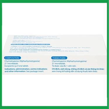 Alpha-Chymotrypsine-Choay-4.jpg Nhà Thuốc Thành Hương - Alpha Chymotrypsine Choay 4